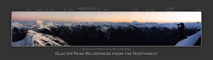 Glacier Peak Wilderness from the Northwest